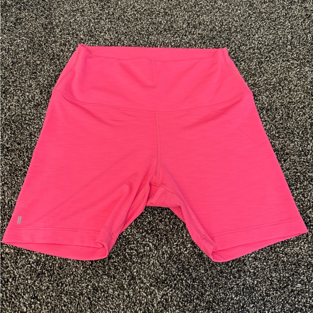 NOBULL Women's Vivid Pink Bike Shorts